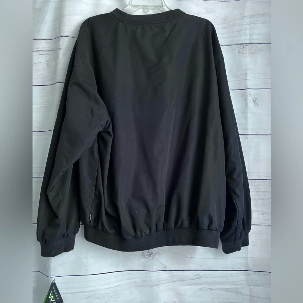 Wedge Men’s Black Pullover Pocketed Wind Breaker/Water Repellent NWT‎ SZ:…